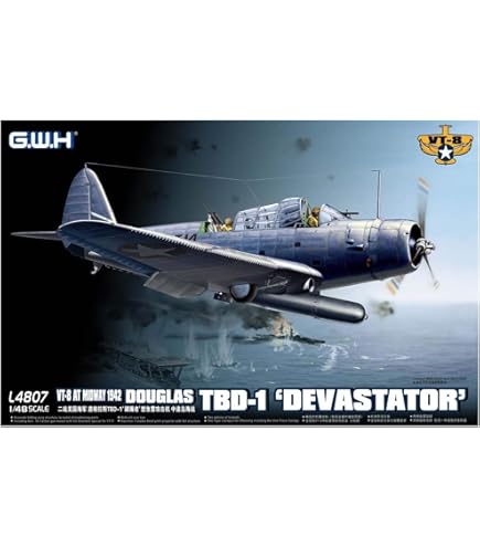 Amazon | グレートウォールホビー 1/48 アメリカ海軍 ダグラス TBD-1
